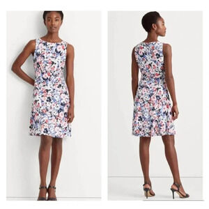 Lauren Ralph Lauren Women’s Floral Sleeveless Jersey Knee Length Dress Size 4